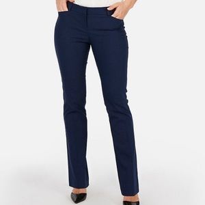 Express columnist barely boot navy dress pants